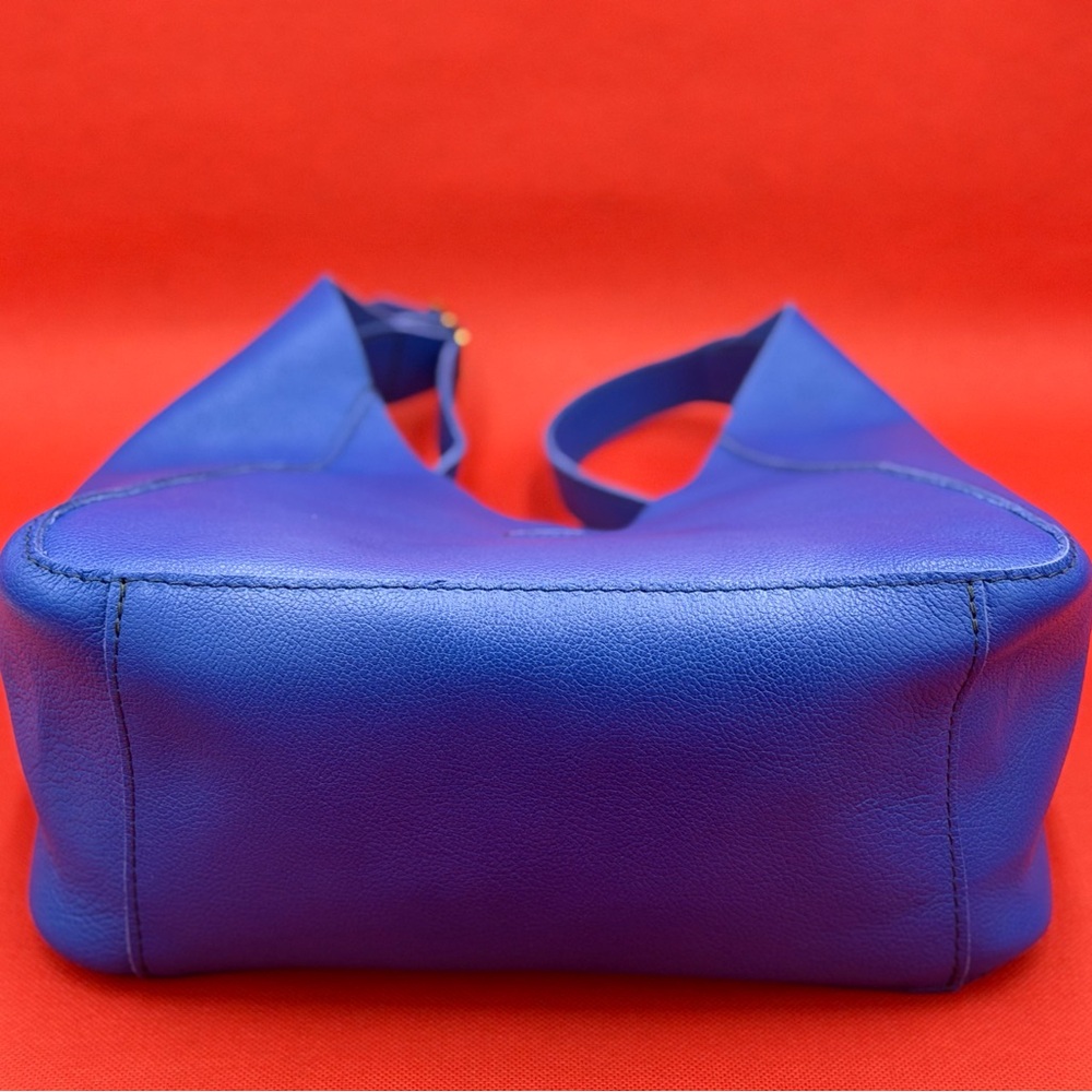 Elegant Portland Leather Astro Blue Flora Women's Bag New - Picture 7 of 9